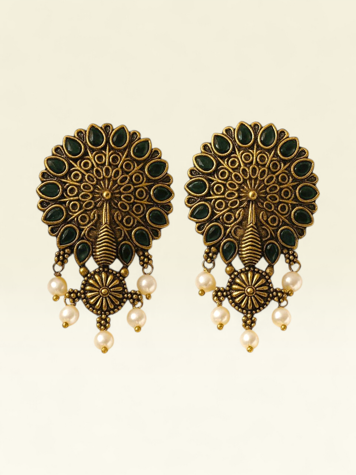 Mayur Filigree Pearl Drops