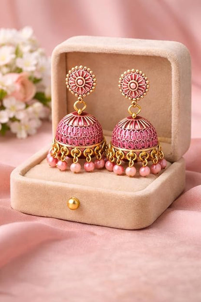 Navratri Jhumka Combo – Set of 12 Pairs, Multi-Colour