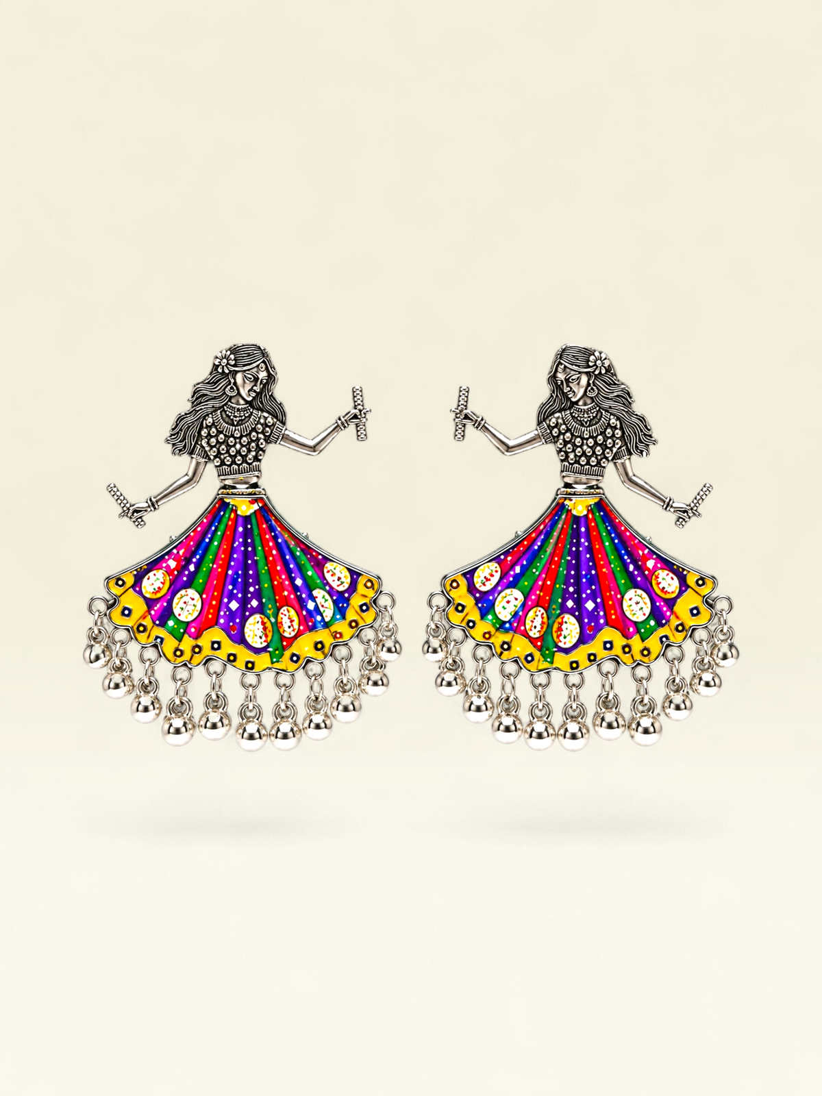 Dandiya Dancer Navratri Jhumkas
